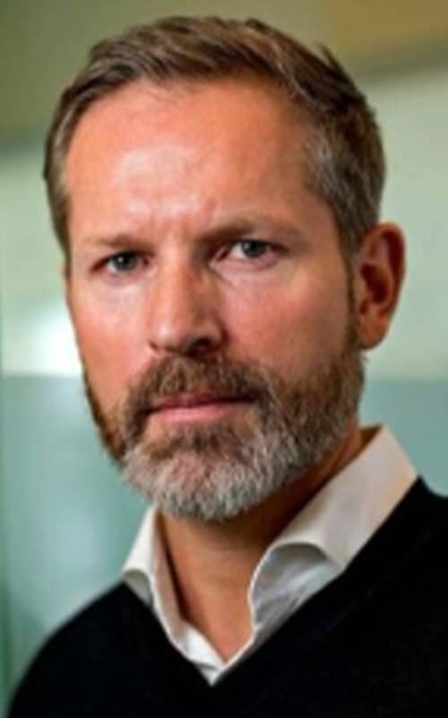 a man looking at the camera