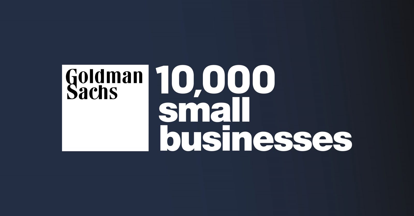 Goldman Sachs 10k 10000 small businesses Alabama